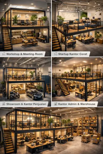 Mezzanine Ruang Kantor di Kramat Jati