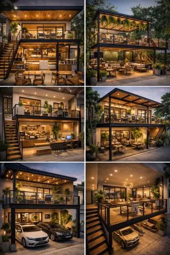 Mezannine Cafe Modern di Kramat Jati